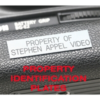 Property Identification Plates