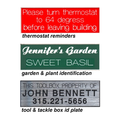 ID/ Message Sign Plates