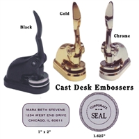 Cast Desk Embosser