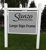 Large PVC Hanging Sign Frame