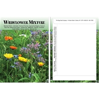 Wildflower Mixture Flower Seed Packets Blank