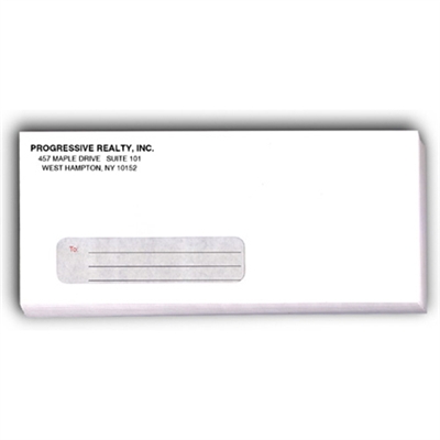 Personalized #10 Window Envelopes