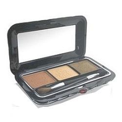 Borghese Satin Shadow Milano Trio Splend'Oro Green # 04 Splend'Oro Green 0.14 oz