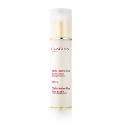 Clarins Multi Active Day Early Wrinkle Correcting Lotion for All Skin Types 1.7 oz / 50 ml