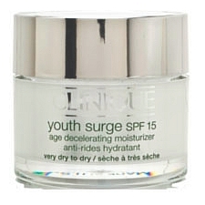 Clinique Youth Surge SPF 15 Age Decelerating Moisturzer for Very Dry to Dry Skin 1.7 oz / 50 ml