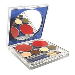 Estee Lauder Pure Color Lipstick & Eye Shadow Palette Compact Includes: (2) Lipstick Shades + (4) Eye Shadow Shades + 2 brushes app UNBOX