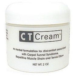 CT Cream Carpal Tunnel Cream for Pain Relief - Carpal Tunnel Syndrome , Arthritis, Tendonitis, Bursitis 2 oz