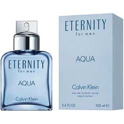 Eternity Aqua by Calvin Klein for Men 3.4 oz Eau De Toilette EDT Spray