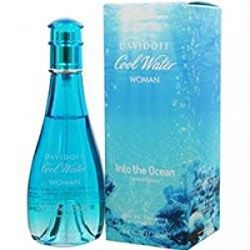 Cool Water Into The Ocean for women 3.4 oz Eau De Toilette EDT Spray