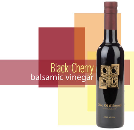 Bottle of Black Cherry Balsamic Vinegar