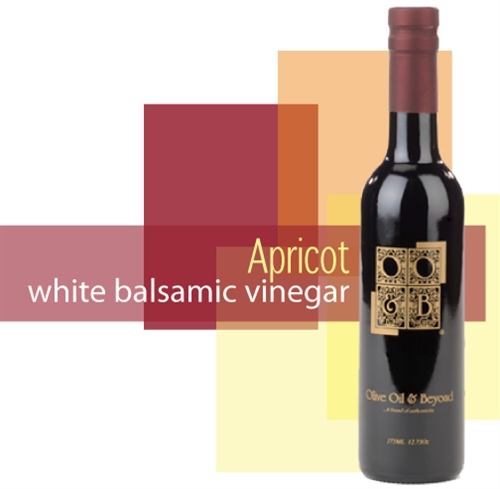 Bottle of Apricot White Balsamic Vinegar