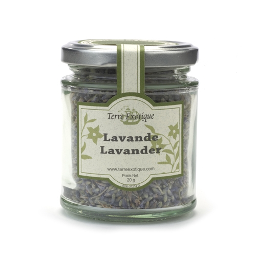 Lavender Flower Jar