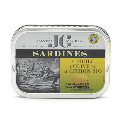 Tin of Sardines with Lemon