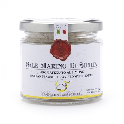 Jar of Fleur De Sel from sicily