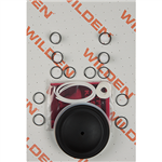 Wilden 01-9815-55 Wet Kit, 1/2'' Advance Bolted, All Plastics, PTFE w/Neoprene Back-up (1/2'' A/P/TNU)