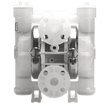 Wilden P2/KKPPP/TWS/TF/KTV/0400 AODD Pump, 1" Pro-Flo, Clamped PVDF, ANSI w/PTFE (02-12484)