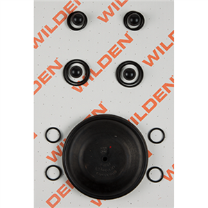 Wilden 02-9805-53 Wet Kit, 1'' Original Clamped, All Plastics, Viton (1'' O/P/VTS)