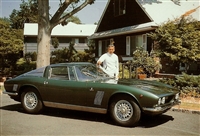 1969 Iso Grifo in Verde Aintree Metalizzato (Green Metallic) 1:24
Real Car Shown.  Model specifications may differ with probably wire wheels.