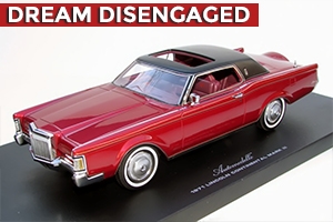 1971 Lincoln Continental Mark III Red Moondust Metallic 1:24