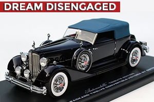 1934 Packard Twelve Convertible Victoria by Dietrich Tribute Edition 1:43