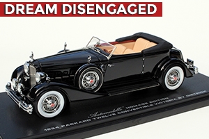 1934 Packard Twelve Convertible Victoria by Dietrich Tribute Edition 1:43