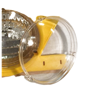 Headlight bulb clear protective lens