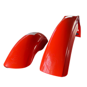 dark orange MX front and MX rear fender set