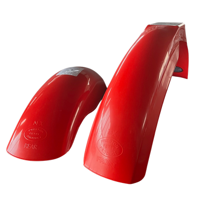 Red - MX front and MX rear fender set