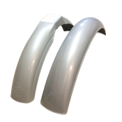 'Replica" Rear Muder and PP MX front Fender -Silver