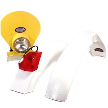 IB Muder IT Rear fenders White yellow HLNP