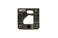 UNITY TACTICAL FAST MICRO SERIES TALL OPTIC MOUNT - BLACK