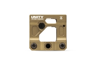 UNITY TACTICAL FAST MICRO SERIES TALL OPTIC MOUNT - FDE