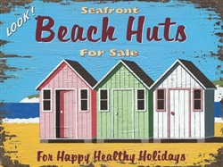 Beach Hut Sign