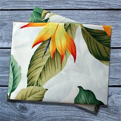 Cream Birds of Paradise Pillowcase