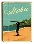 Hawaiian Wood Sign