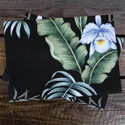 Black Hibiscus Pillowcase