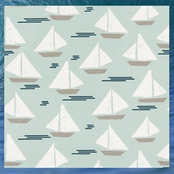 Outdoor Sailboat Throw Pillow