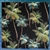 Palm Tree Fleece Blanket - Black