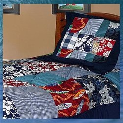 Hawaiian Patchwork Comforter Set