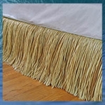 Natural Raffia Bed Skirt