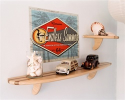 Surfboard Wall Shelf