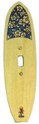 Surfboard Shaped Lightswitch Cover