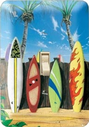 Surfboard Light switch Cover