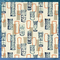 Tiki Man Fabric by the Yard