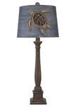 Rope Turtle Candlestick Lamp