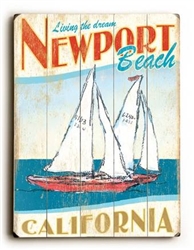 Coastal Sailboat Sign