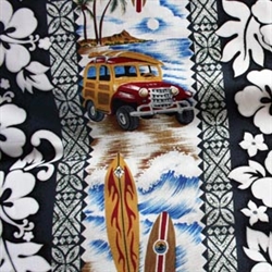 Woody Car Shower Curtain