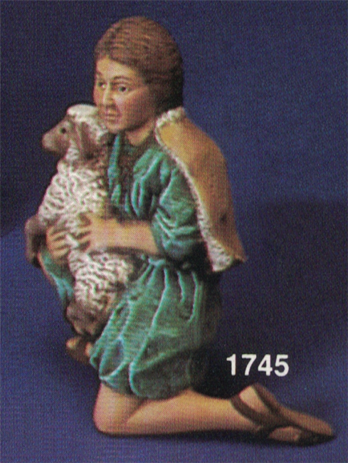 1745 Boy Shepherd with Sheep