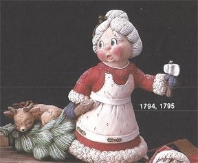 1794 Mrs. Claus with Deer