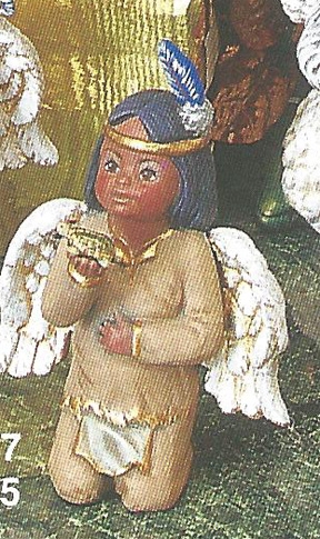 2447 Indian Angel Kneeling